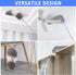 Microfiber Duster Kit, 19 Pcs with 30 to 100 Inches Extension Pole, Washable Feather Duster for Cleaning Ceiling Fans