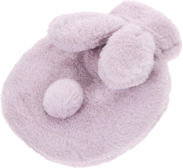 VICASKY Hot Water Pouch with Plush Rabbit Cover, Compact Portable Hot Water