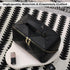 IMCUZUR Travel Makeup Bag, Large Cosmetic Bag for Women, Open Flat Portable Skincare Bag with Handle (Black)