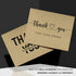 A7 Blank Grocer Brown Kraft Note Cards & Envelopes – Heavy Flat Cards for Wedding and Birthday Invitations (25 per Pack)