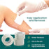 Hypoallergenic Transparent Surgical Tape 1 inch x 10yd | 4 Rolls Waterproof, Clear | Medical Tape for Sensitive Skin