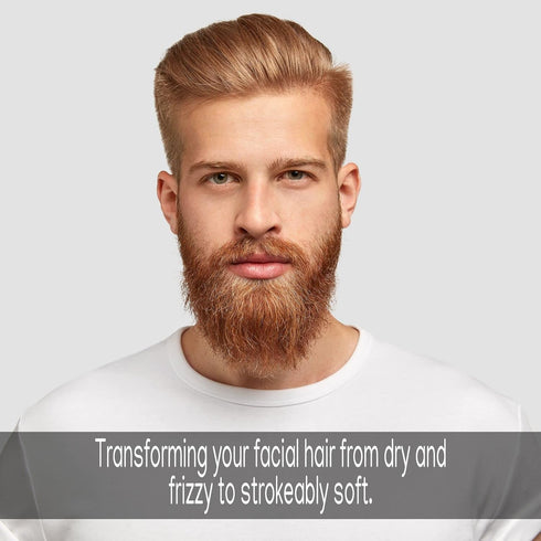 L3 Level 3 Beard Shampoo, Cleanse and Nourish Facial Hair, Softens and Tames Frizzy Beards
