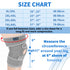 Nvorliy Plus Size Knee Brace for Pain Relief, Extra Large Adjustable Support with Side Stabilizers (3XL/4XL, Grey)