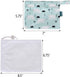 Teamoy 16 Pcs Reusable Makeup Remover Pads with Laundry Bag, Organic Super Soft Wash Cloth Pads, Bear