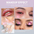 Jolilab Metallic Liquid Chameleon Eyeshadow, Long-lasting Holographic Glitter Multichrome Makeup (#002+006+013)