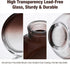 VANTOBEST 150ml Glass Diffuser Bottle Jar - Aroma Bottle, Round Essential Oils Container, Decorative Diffuser Jars