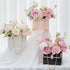 Wazoci 4pcs Paper Flower Bags for Bouquets, Flower Boxes for Arrangements, Paper Flower Gift Bags with Handles Florist