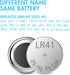 Tenergy 1.5 Volt LR41 Button Cell Batteries (40 Pack) - Ideal for Thermometers, Watches, and Small Electronics