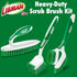 Libman Heavy Duty Scrub Brush Kit, 3 Different Brushes for Household Use, Easy Grip Tub Scrubber & Tile Brush