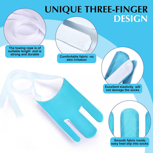Sock Aid Device for Seniors, Disabled, Pregnant - Sock Helper Aide Tool for Easy Sock Application Without Bending