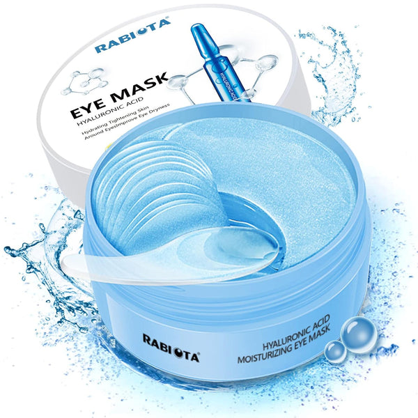 Under Eye Patches, 30 Pairs Hyaluronic Acid Anti-Aging Gel Pads for Dark Circles, Puffiness, Wrinkles