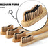 20 Count Bamboo Toothbrushes - Soft + Medium Natural Wood Toothbrushes, Eco-Friendly & Biodegradable