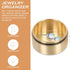 Medicine Pill Organizer for Purse, Metal Portable Pill Case, Waterproof Round Container for Travel, Jewelry Storage