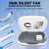 Toothbrush Covers Case with UV Light - Rechargeable Portable Toothbrush Sanitizer Cleaner Case (White)
