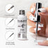 RARJSM Metallic Silver Gel Liner Nail Art, 3D Mirror Chrome Effect Gel Polish 8ml with Thin Brush for Home Salon DIY