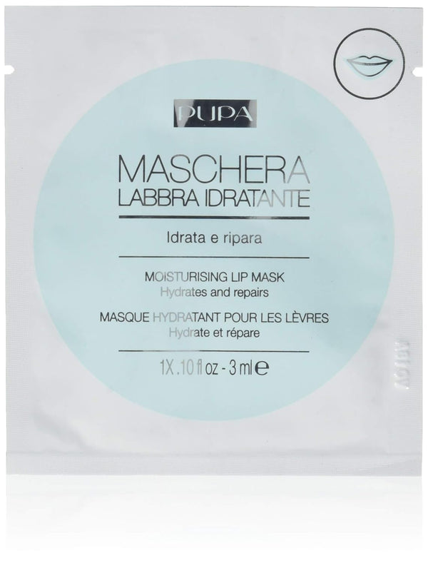 PUPA Milano Moisturizing Lip Mask, Quick Softening Treatment to Repair and Hydrate Lips, Dermatologist-Tested, 0.1 Oz