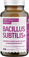 Bacillus Subtilis Probiotic — High Potency Strain with Prebiotic for Daily Gut Health, 90 Vegetarian Capsules, 6