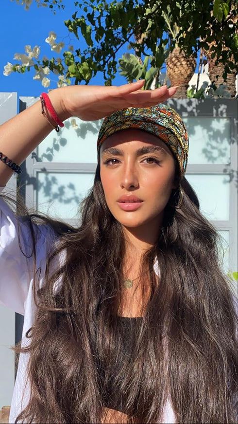 Huachi 4 Packs Boho Headbands for Women: Wide Sunflower Thick Elastic Hairbands for Sport Yoga