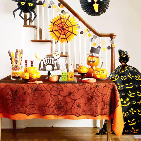 Ymsone 36 56 inches (1 Halloween Extra Large Gift Bags Jumbo - Spooky Gift Bag for Big Presents - Black and Orange