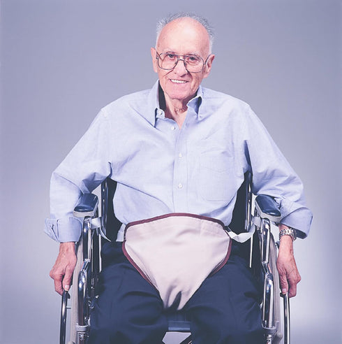 303322 Skil-Care Pelvic Holder, CooLine Mesh, Medium/Large, Breathable Anti-Slip Wheelchair Belt for Comfort and Secure