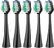 Toothbrush Heads for Waterpik Triple Sonic Tooth Brush, 5 Count (Pack of 1), Complete Care 5.0/9.0, AquaSonic Duo, Black