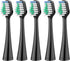 Toothbrush Heads for Waterpik Triple Sonic Tooth Brush, 5 Count (Pack of 1), Complete Care 5.0/9.0, AquaSonic Duo, Black