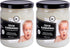 Baby Powder Two Pack Odor Eliminating Highly Fragranced Candle - Eliminates 95%