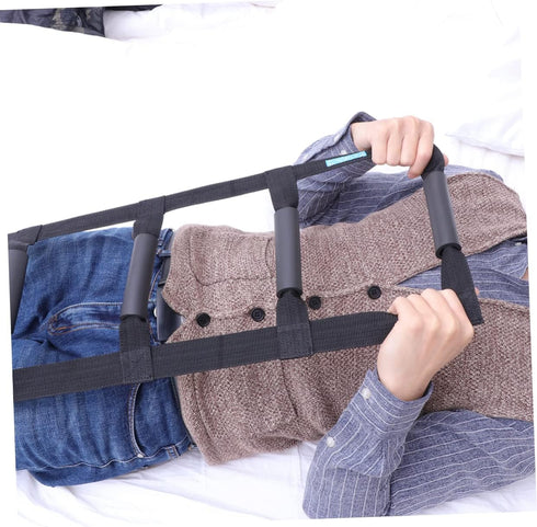 HOODANCOS Sit Up Assist Device Bed Ladder with Durable Webbing and Comfortable Grips for Easy for Seniors Elderly