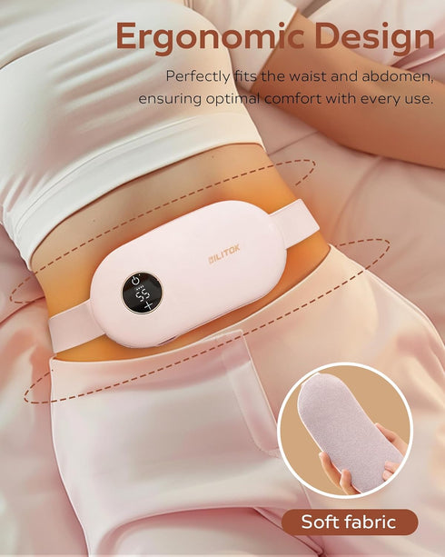 RIMIRICO 3 3 Tummy Portable Heating Pad, Heating Pad for Period Cramps, Fast Heating PadWearable Heating Pads
