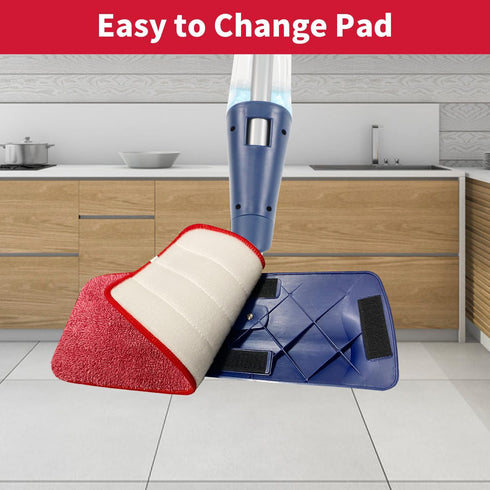 3 Pack Microfiber Reusable Mop Pads for Bona Mop: Wet/Dry Floor Cleaning Refill Mop Pads, Machine Washable