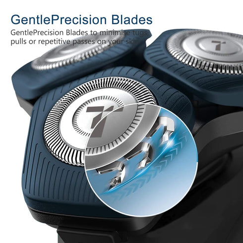 SH70 Replacement Heads for Philips Norelco Series 7000, 3-pc Pack of Upgraded Blades