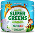Infusions Super Green Gummies for Kids, 90 Count - Vegan Friendly, Gluten Free, 8 Powerful Superfood Blends
