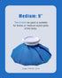 Ice Pack for Injuries Reusable, Ice Bags Reusable Hot Water Bag for Pain Relief, Hot & Cold Therapy Ice Bag, No-Leak Elastic Breathable Ice Cold Pack, Size 9"