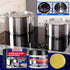 2PCS Stainless Steel Clean Wax, Magical Nano-Technology Cleaner and Polish, 3 In 1 for Grease, Oven, Sink
