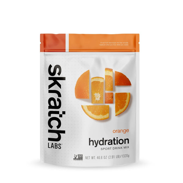 Skratch Labs Hydration Powder, Sport Drink Mix with Electrolytes for Exercise, Orange, 60 Servings, Non-GMO Vegan