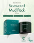 SKINCURE Vegan Seaweed Mud Mask with Kaolin & Bentonite - Pore Detoxifying & Cleansing Face Clay Mask, Soothes Sensitive Skin, Tightens Pores, Oil Control for Women and Men, 3.5oz.