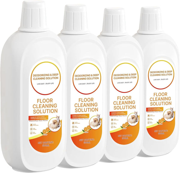 Vacbeuta 4 Packs Floor Cleaning Solution Compatible with Tineco iFloor & Floor One