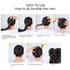 Zonon Bun Hair Nets, Invisible Elastic Edge Mesh and U Shaped Pins Set, 50Pcs for Ballet Bun Sleeping