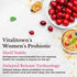 VITALITOWN Women's Probiotics 120 Billion CFUs - 30 Strains with Prebiotics & Digestive Enzymes, Vegan 60 Caps