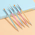 TEOYALL Double-Ended Nail Art Brushes, 5 PCS Nail Design Tools Kit with Nail Liner Brush and Dotting Pens