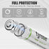 tyrone 14430 3.2 Volt Rechargeable Solar Light Battery, 3.2V 450mAh for Outdoor Garden Light (4 Pack)