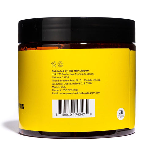 The Hair Diagram - Ashley Marie Curly Coils Styling Gel with Wheat Protein & Argan Oil, 12oz