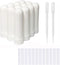 12 Sets Essential Oil Aromatherapy Tubes, Blank Nasal Inhalers (12 Complete Sticks) + 2 Polyethylene Pipette Droppers