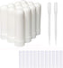 12 Sets Essential Oil Aromatherapy Tubes, Blank Nasal Inhalers (12 Complete Sticks) + 2 Polyethylene Pipette Droppers