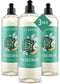 Caldrea Dish Soap, Biodegradable Liquid with Soap Bark and Aloe Vera, Pear Blossom Agave, 16 oz, 3 Pack