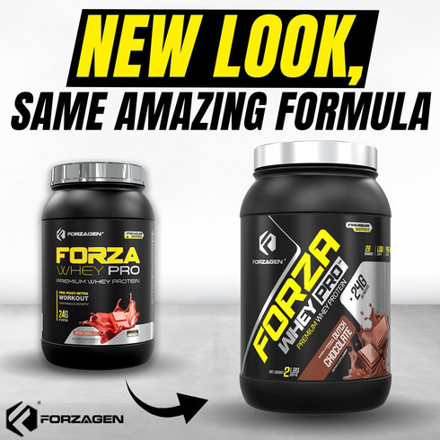 Forzagen Whey PRO Low Carb Protein Powder | 24g Protein per Serving, Dutch Chocolate, 2 lbs. (28 Servings)
