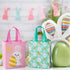 Wovnet 30 10 8 4in Pcs Easter Gift Bags Pastel Colors Easter Bunny Goodie Treat Tote Bags with Handle Reusable Non