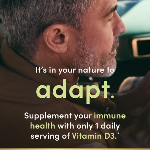 Immune 2000IU D3, 150 Nature's Bounty Vitamin D, Supports Health & Bone Health, Vitamin Softgels