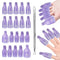 Makartt Nail Clips for Gel Polish Removal, 20 Pcs Plastic Reusable Finger and Toe Nail Soak Off Clips with Cuticle