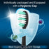 Replacement Toothbrush Heads 10 Pack for AquaSonic Black Series, Vibe Series, and Duo Series Pro Electric Toothbrush
